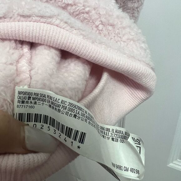 ⚡EVERYTHING MUST GO⚡ Betty Boop Fleece Embroidered Pink  Sweatshirt Women’s - Picture 7 of 7